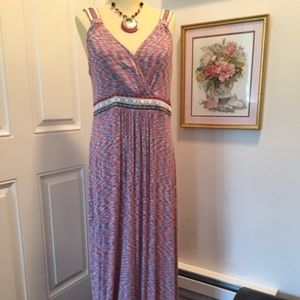 Cable Gauge Maxi Sundress 